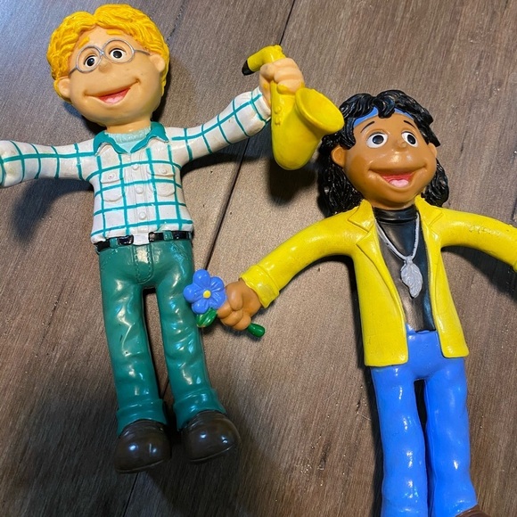 5 for $25 Vintage PUZZLE PLACE Af Am Boy SKYE NAKAIYE Bendy figures 2 - Picture 5 of 7